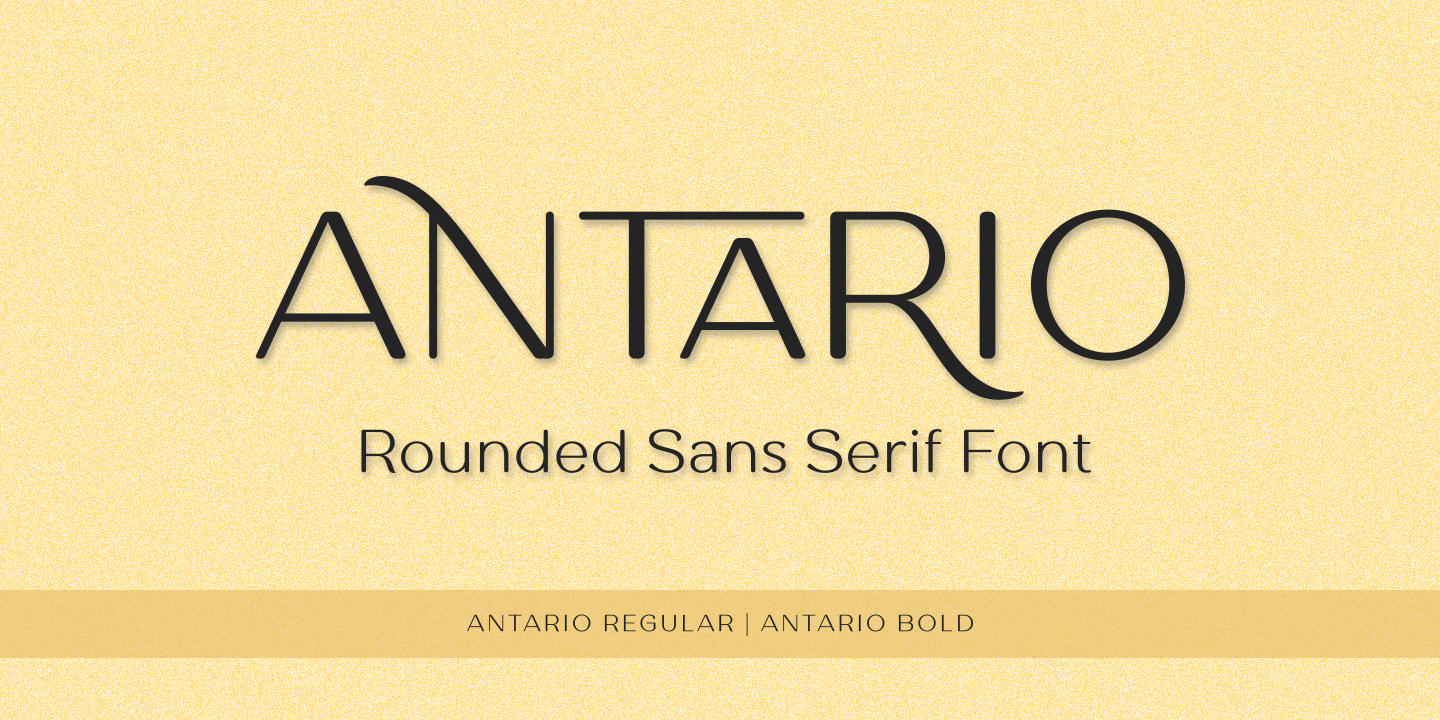 Antario Font preview